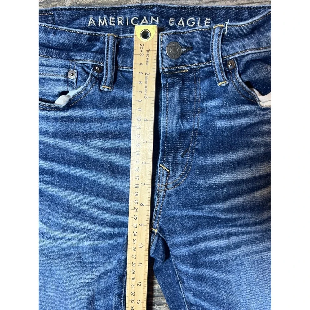 American Eagle AE Airflex Original Straight Jeans‎ Mens 30x34 Stretch Stackable
